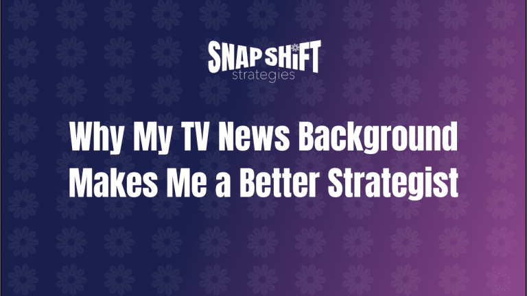Why TV News Makes me a better Strategist